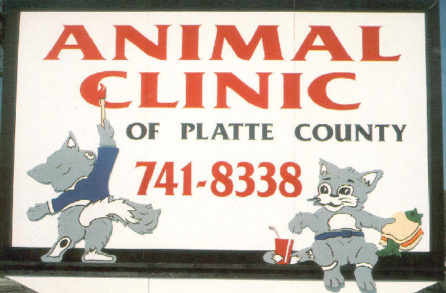 Animal Clinic of Platte County clinic sign